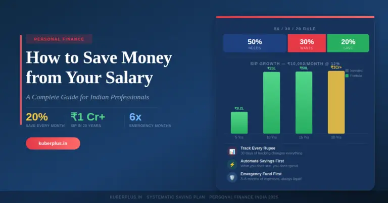 how to save money from salary